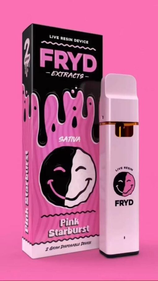 fryd pink starburst disposable