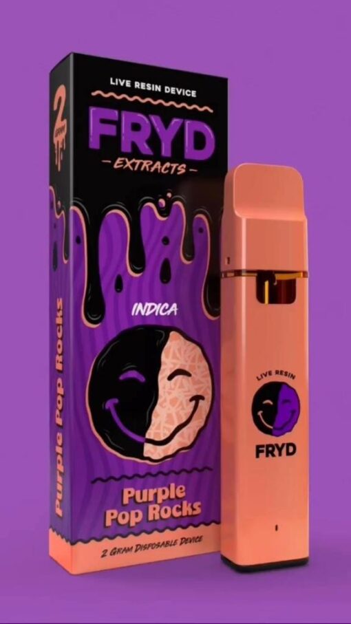 fryd purple pop rocks disposable