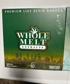 whole melt extracts premium live resin badder